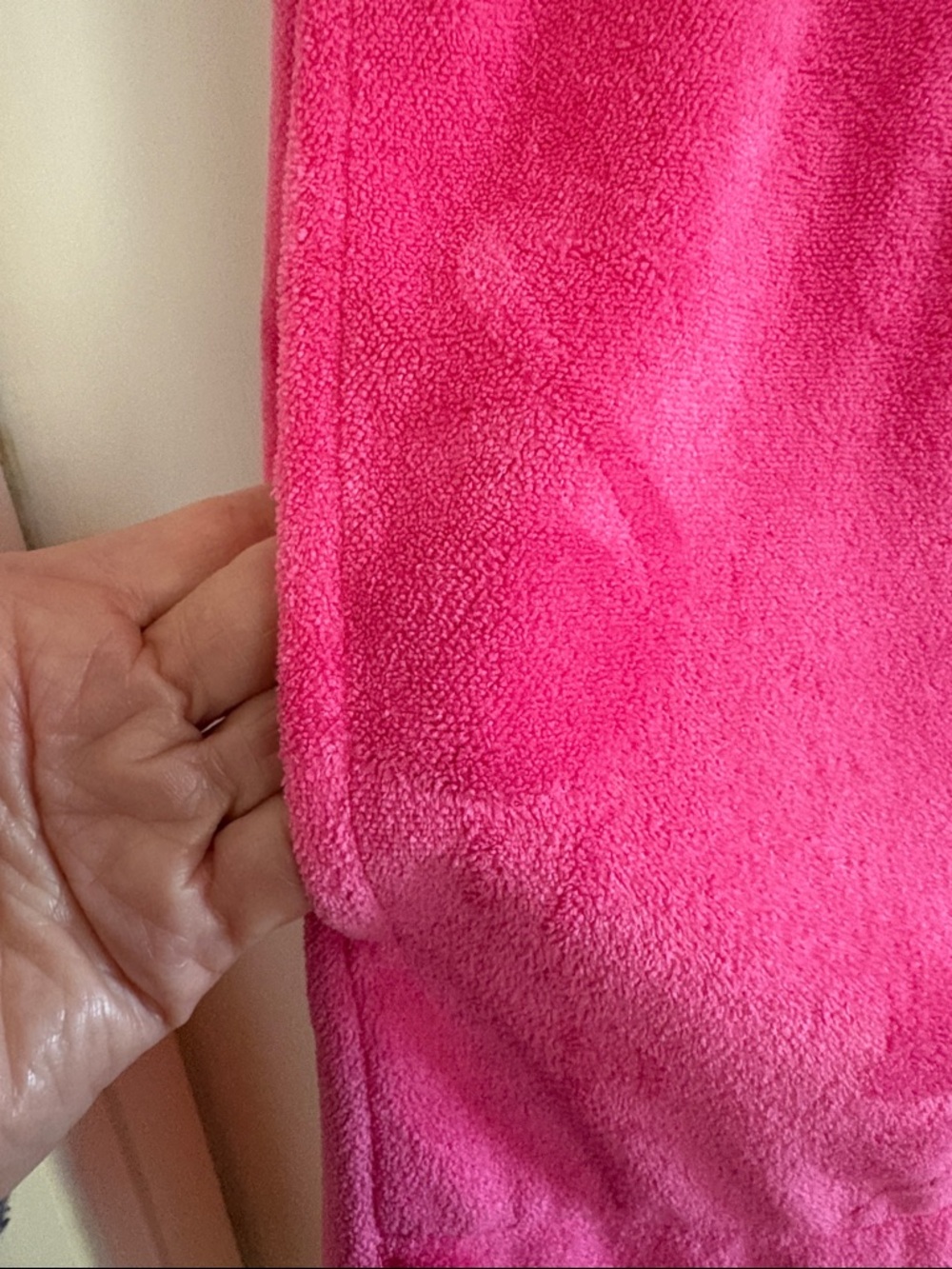 Jasmine Rose Terrycloth CoverUp Size S/P Hot Pink Flamingo - Picture 3 of 10